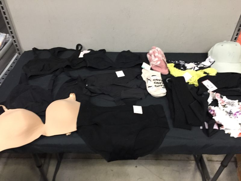 Photo 1 of BAG LOT OF WOMEN'S UNDERWEAR AND BRAS  "DIFFERENT STYLES ANS SIZES" --SOLD AS IS --