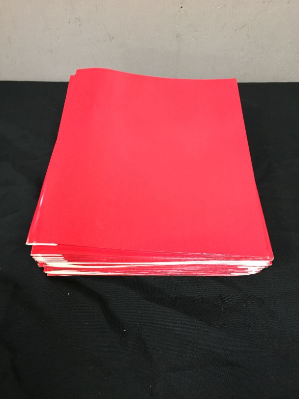 Photo 1 of 2 POCKET WITH PRONGS PAPER PORTFOLIO FOLDERS 29 PACK 