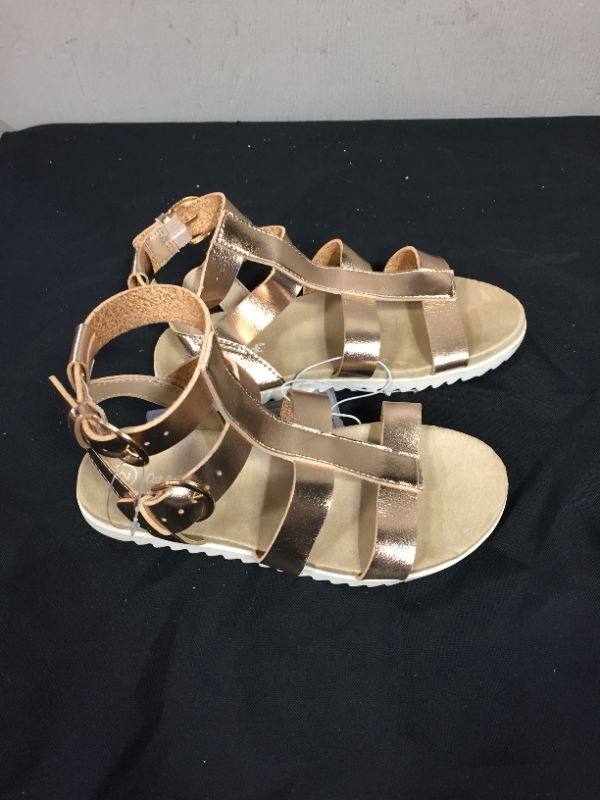 Photo 1 of CAT & JACK ROSE GOLD SANDALS SIZE 2