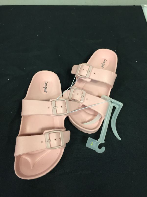 Photo 1 of CAT & JACK PINK SANDALS SIZE 1 