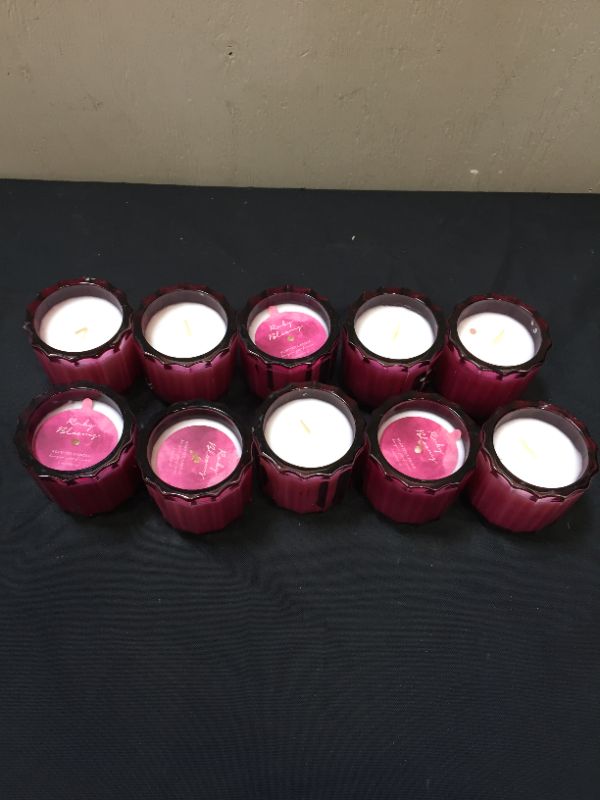 Photo 1 of 10 PACK OF CANDLES RUBY BLOOMY 