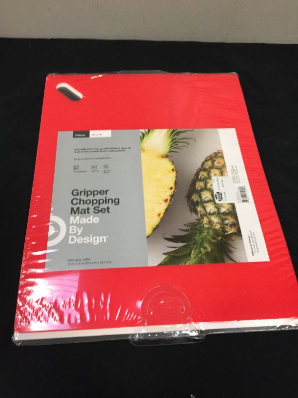 Photo 2 of 12"x15" 3pk Gripper Chopping Mats - Made By Design