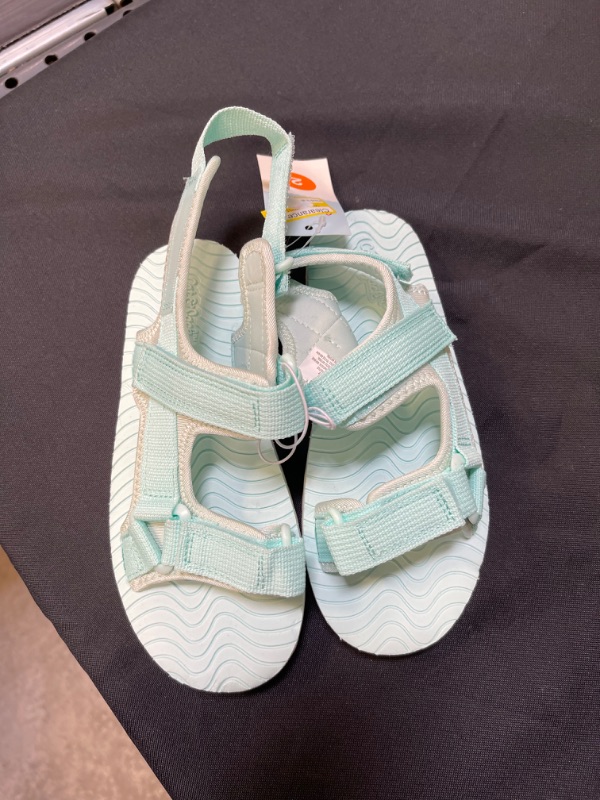 Photo 1 of CAT & JACK GIRLS SANDALS, SIZE 2, MINT