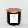 Photo 1 of 12oz Lidded Black Jar Candle Vanilla Birch - The Collection By Chesapeake Bay Candle