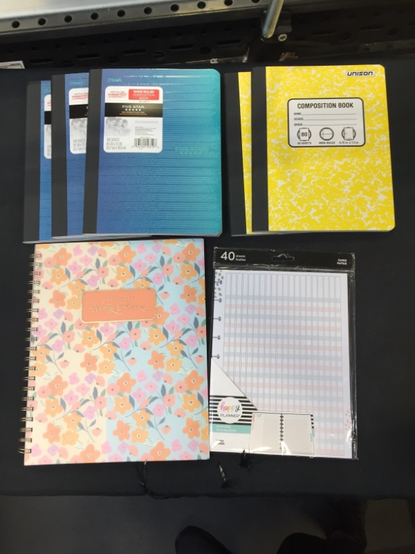 Photo 1 of ***School/ College/ Student/ Teacher*** Composition Notebooks - Wide Ruled & Student/Weekly Planners - NEW 