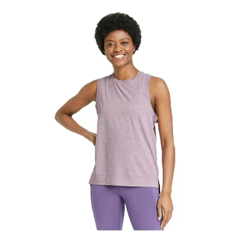 Photo 1 of  Lilac Purple Moisture Wicking Active Muscle Tank Top - X-Small