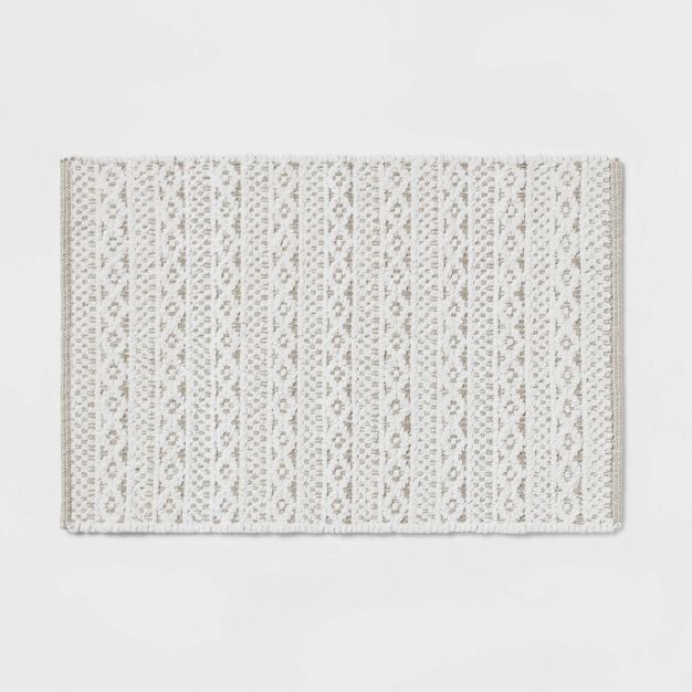 Photo 1 of 20"x32" Chenille Bath Rug - Threshold™

