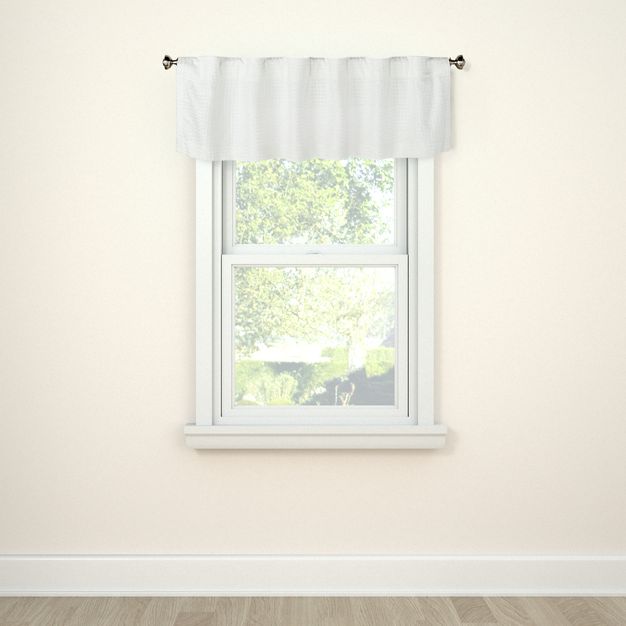 Photo 1 of 1pc 54"x15" Light Filtering Honeycomb Window Valance Ivory - Threshold™

