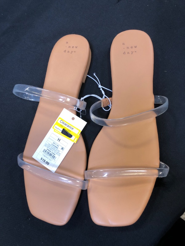 Photo 2 of Women's Winnie Skinny Strap Sandals - a New Day™, Size 11
