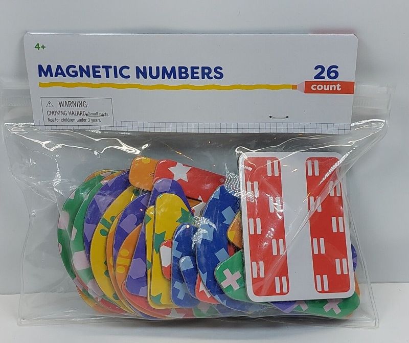 Photo 1 of 3 pack Learn and Play Magnetic Numbers and alphabet 