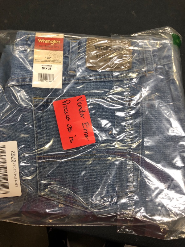 Photo 1 of Wrangler Men's Classic 5-Pocket Cotton Relaxed Fit Jean