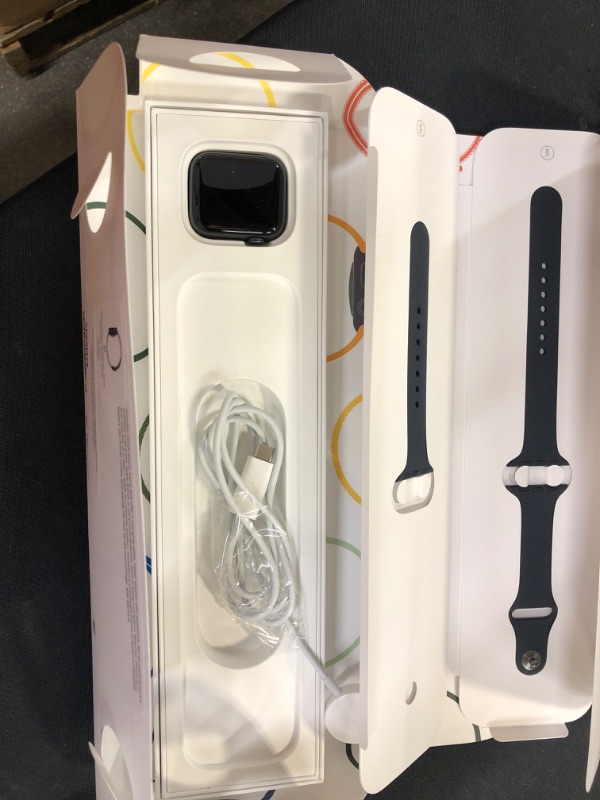 Photo 2 of Apple Watch SE [GPS 40mm] Smart Watch w/ Space Grey Aluminium Case with Midnight Sport Band. Fitness & Activity Tracker, Heart Rate Monitor, Retina Display, Water Resistant**ITEM IS LOCKED WITH A PASSCODE**