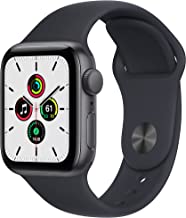 Photo 1 of Apple Watch SE [GPS 40mm] Smart Watch w/ Space Grey Aluminium Case with Midnight Sport Band. Fitness & Activity Tracker, Heart Rate Monitor, Retina Display, Water Resistant