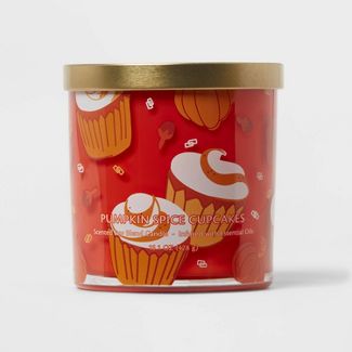 Photo 1 of 15.1oz Pumpkin Spice Cupcakes Candle Pumpkin Cupcake Icon Print - Opalhouse
