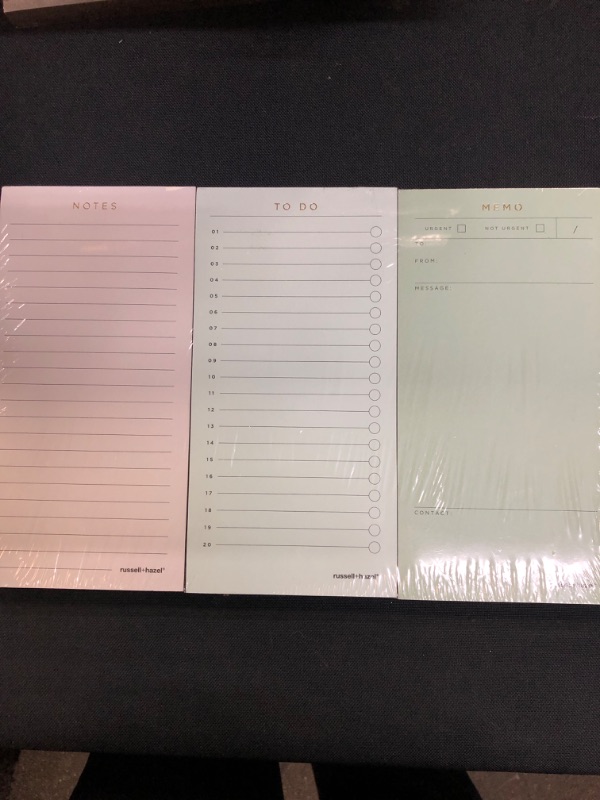 Photo 2 of Essential Notepad Set Dew - russell+hazel

