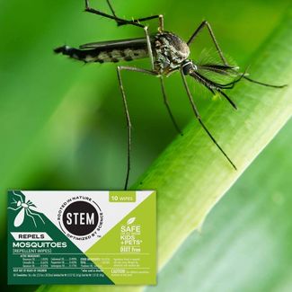 Photo 1 of 2 PACK OF STEM BUG REPELLENT WIPES (MOSQUITOES) 10 WIPES EACH 
