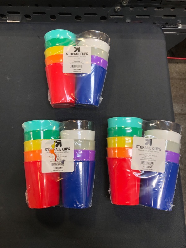 Photo 2 of 10pk Stacking Cups - up & up™ 3PACK
