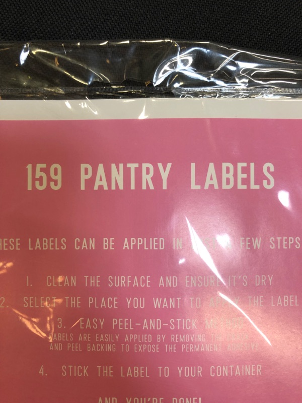 Photo 2 of 159 PANTRY LABELS