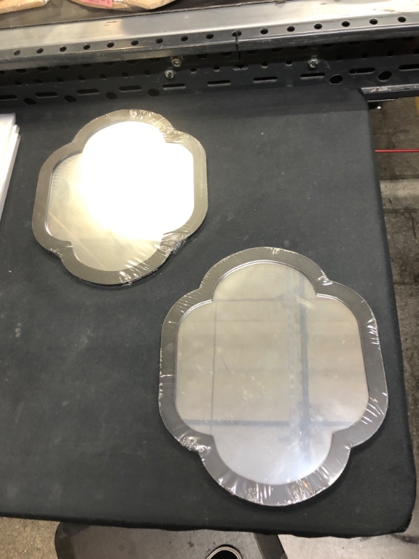 Photo 1 of 2 count curved mirrors - factory sealed 