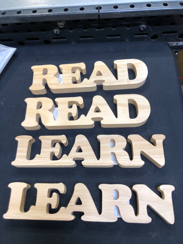 Photo 2 of Wood Word Base Learn and read - Mondo Llama 4 pcs