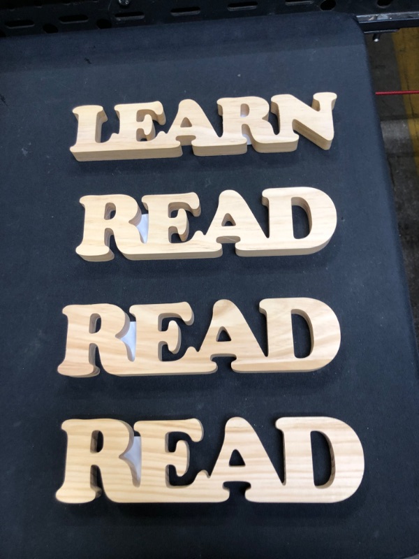 Photo 2 of Wood Word Base Learn and read - Mondo Llama 4 pcs 