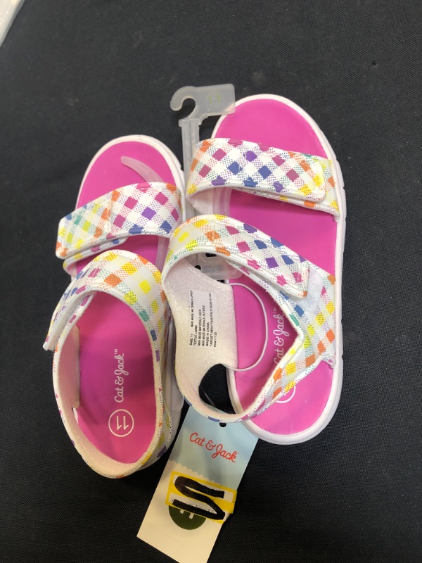 Photo 2 of  Toddler Tate Ankle Strap Sandals - Cat & Jack 11, MultiColored