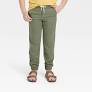 Photo 1 of  Boys' Stretch Pull-On Jogger Fit Pants - Cat & Jack Olive Green 12