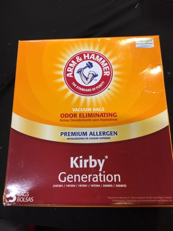 Photo 1 of Arm & Hammer 67940GQ Kirby Generation Vacuum Bag
