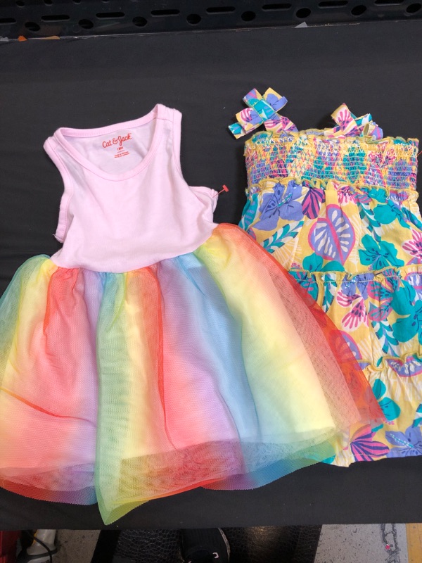 Photo 1 of 2 ITEM COUNT Toddler Girls' Dress - Cat & Jack™ Light SIZE 18M