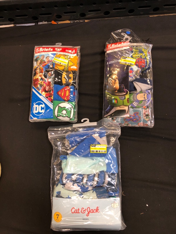 Photo 1 of 3 PACKS OF BOYS BRIETS SIZE 4 