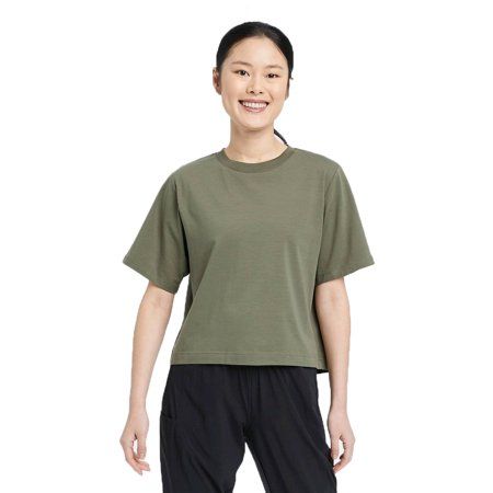 Photo 1 of 3 ITEM COUNT Woen's Supia Cotton Short Sleeve Top - All in Otion™ SIZE M 
