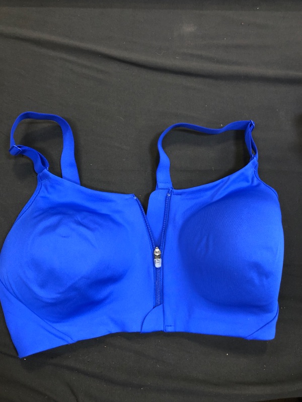 Photo 2 of Women's High Support Sculpt Zip-Front Mesh Crossback Bra - All in Motion™ SIZE 34DD
