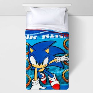 Photo 1 of 62"x90" Sonic the Hedgehog Things For Rings Blanket

