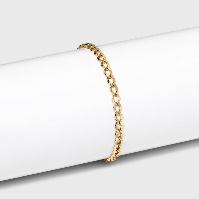 Photo 1 of 14K Gold Plated Chain Bracelet - a New Day
