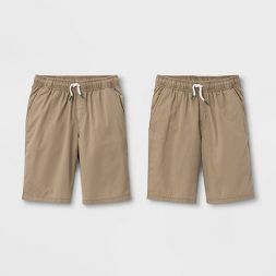 Photo 1 of Boys' 2pk Pull-On Woven Shorts - Cat & Jack™ SIZE M 8/10 

