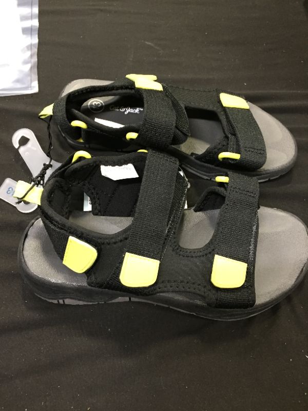 Photo 1 of  UNISEX BLACK SANDALS---- SIZE 6