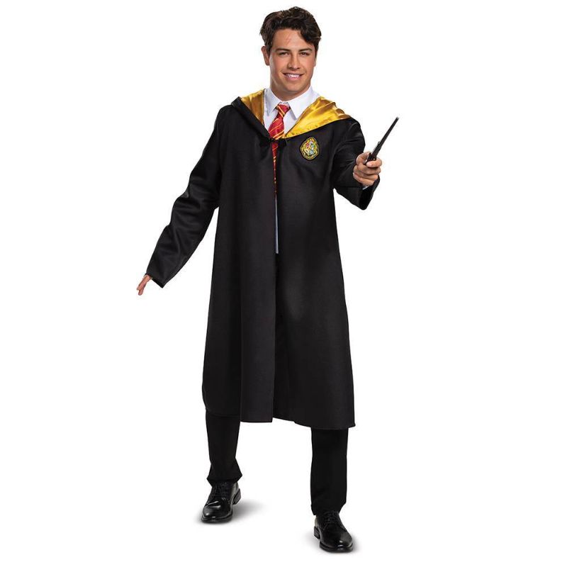 Photo 2 of Adult Harry Potter Hogwarts Halloween Costume Robe One Size
