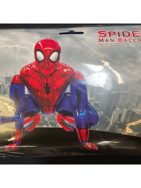 Photo 2 of BCD-PRO Superhero Spiderman Airwalker Balloon Medium Size for Kid Toddler Birthday Decoration