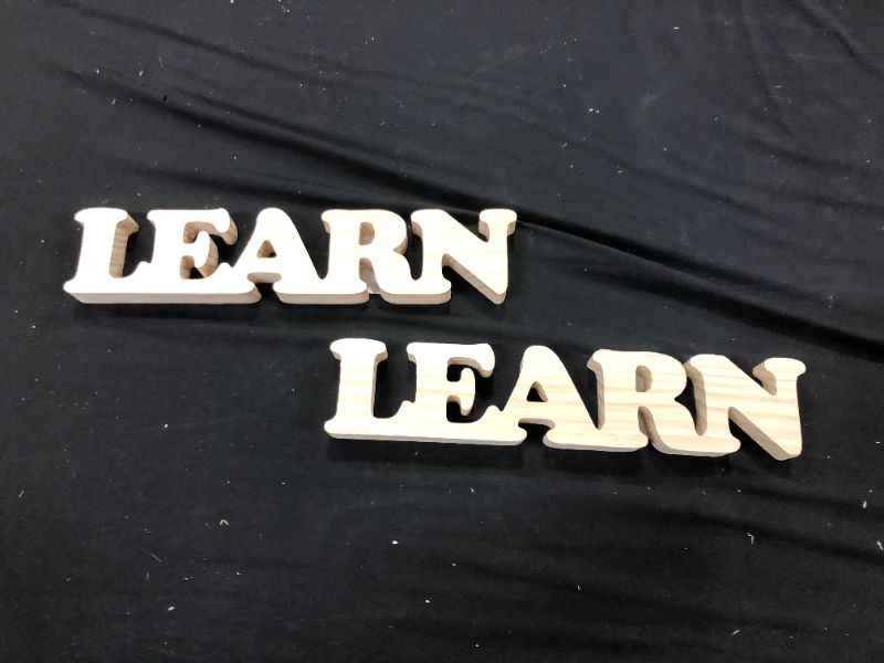 Photo 2 of 2 Piece Wood Word Base Learn - Mondo Llama™ Dimensions (Overall): 2.36 Inches (H) x .78 Inches (W) x 11.8 Inches (D)


