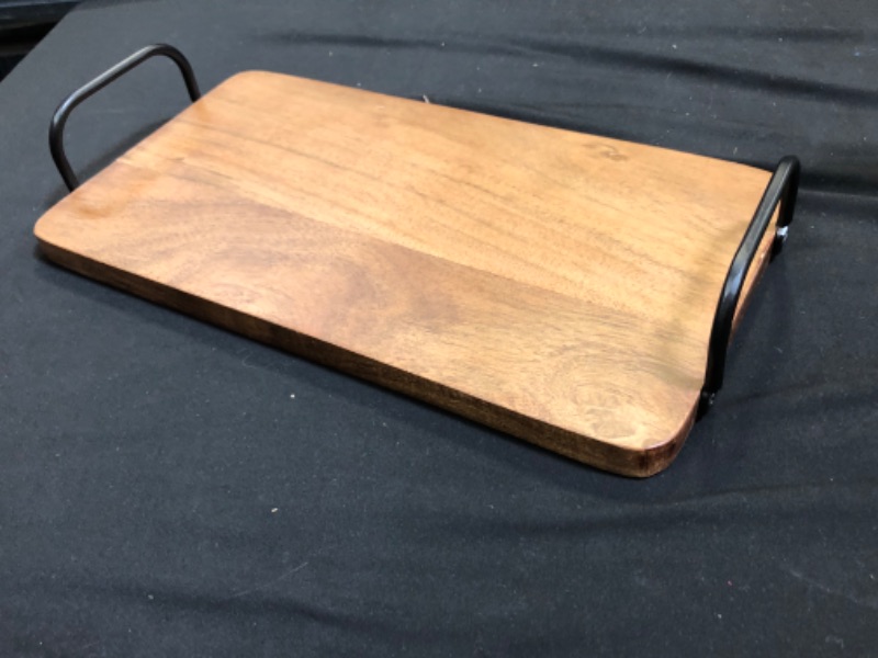 Photo 2 of 14" x 7" Wood Serving Board - Threshold™

