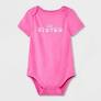 Photo 1 of Baby Girls' 'Lil Sister' Short Sleeve Bodysuit - Cat & Jack Pink  sizes NB and 3/6M 