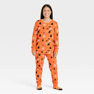 Photo 1 of Women's Halloween Matching Family Pajama Set - Hyde & EEK! Boutique™ Orange

