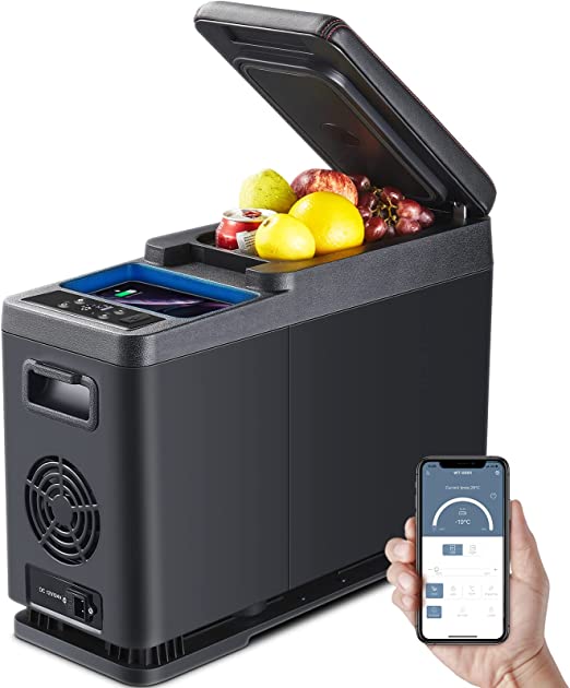 Photo 1 of ?Upgraded?BODEGA 12 Volt Car Refrigerator, Portable Freezer, Car Fridge Dual Zone WIFI APP Control, 38 Quart?36L?-4?-68? RV Compressor Car Cooler 12/24V DC and 100-240V AC for Outdoor, Travel, Camping
