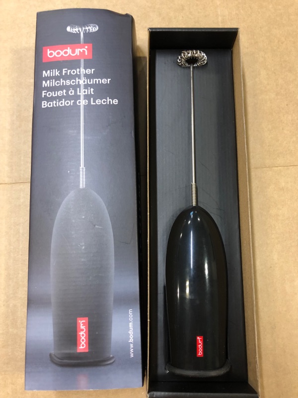 Photo 2 of Bodum Schiuma Milk Frother - Black