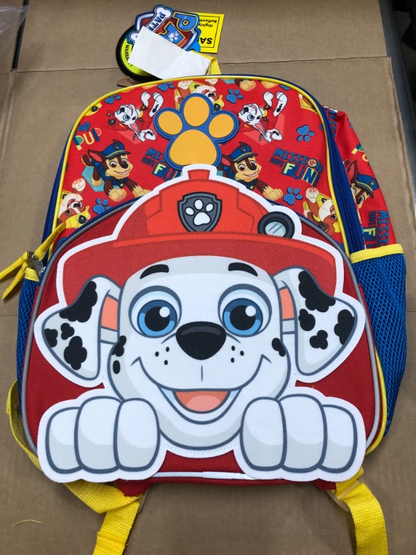 Photo 2 of PAW Patrol Kids 16 Kids School Backpack - Red