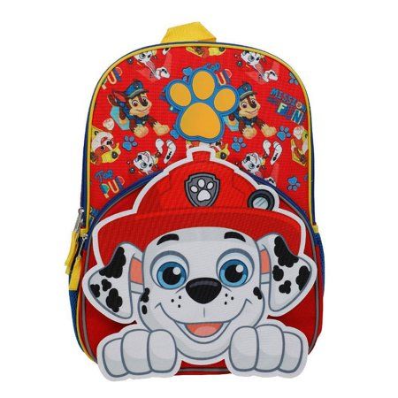 Photo 1 of PAW Patrol Kids 16 Kids School Backpack - Red