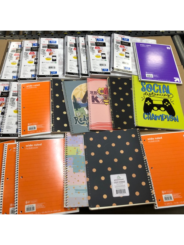 Photo 1 of Assorted Spiral Notebook