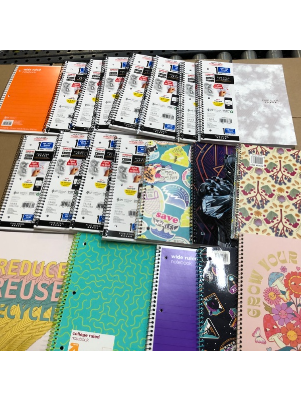 Photo 1 of Assorted Spiral Notebook