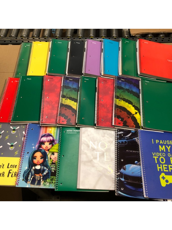 Photo 1 of Assorted Spiral Notebook