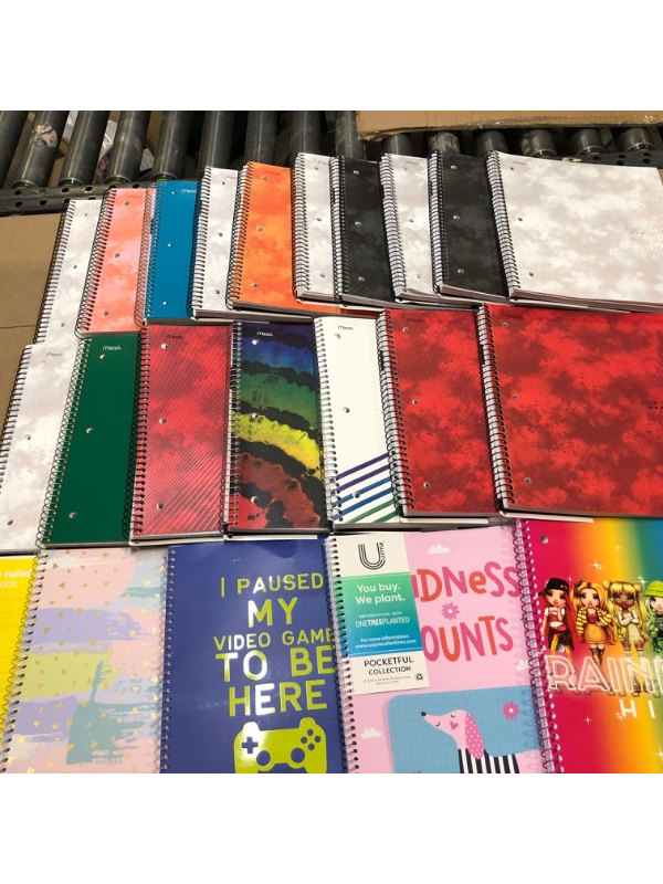 Photo 1 of Assorted Spiral Notebook